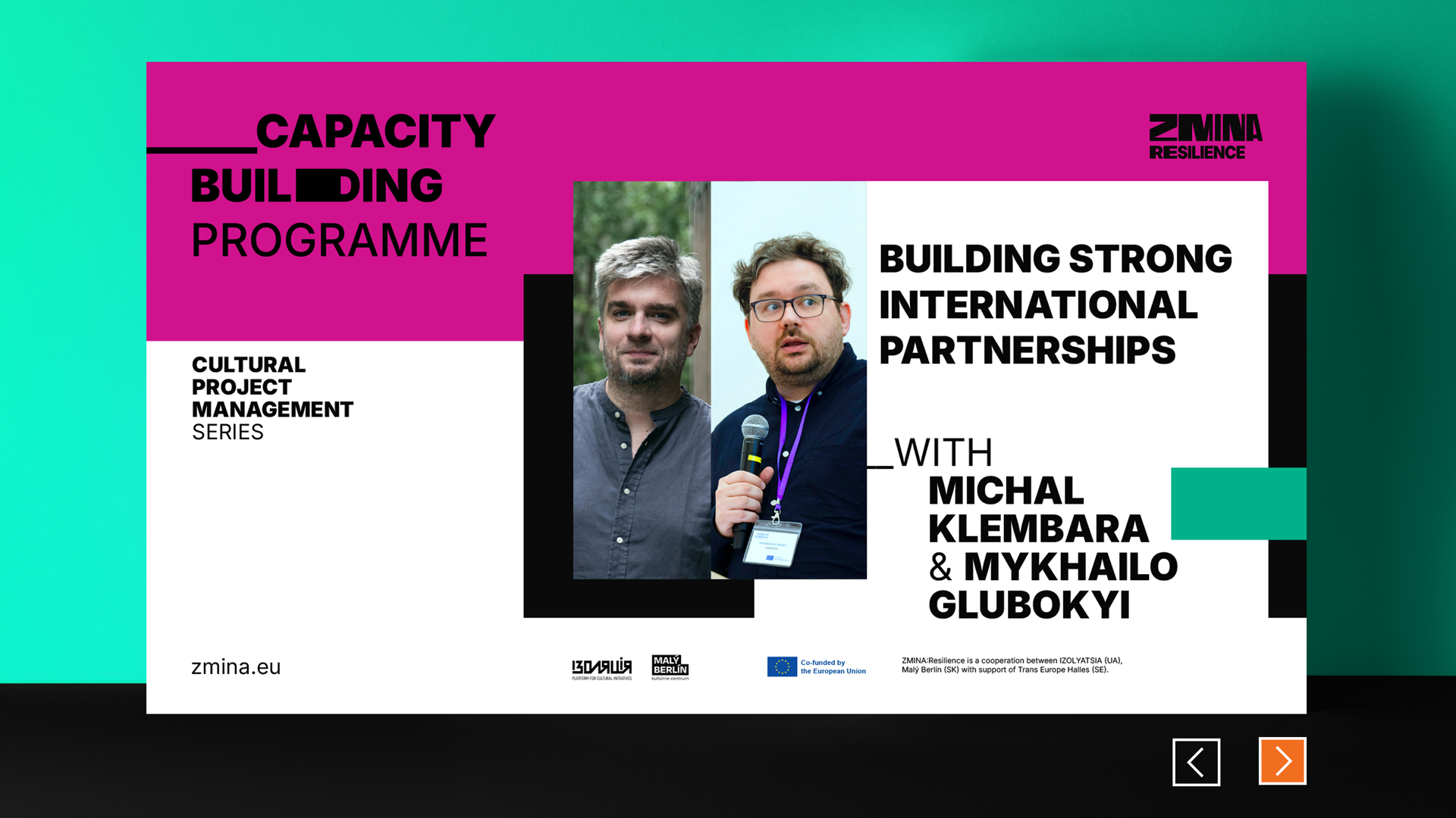 Building Strong International Partnerships: Trainers Presentation Slides